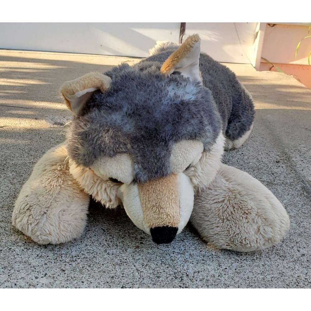 Timber Wolf Aurora World Jumbo 27" Plush Dog Stuffed Animal 2016
